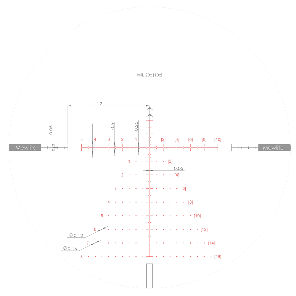 Оптический прицел MewLite 2-16x50 SFIR SFP | Купить с гарантией