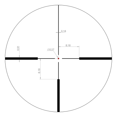 Оптический прицел MewLite 1-10x24 SFP