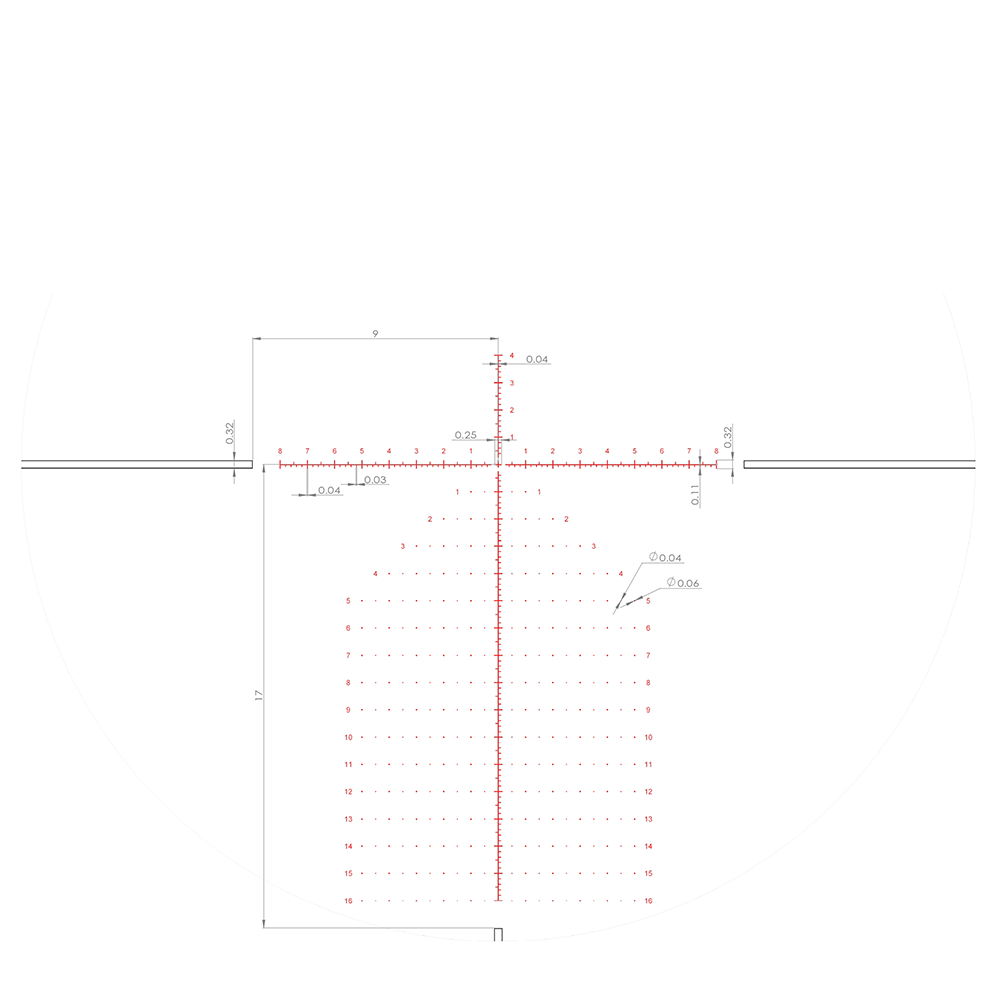 Оптический прицел MewLite 8-32x56 FFP SFIR