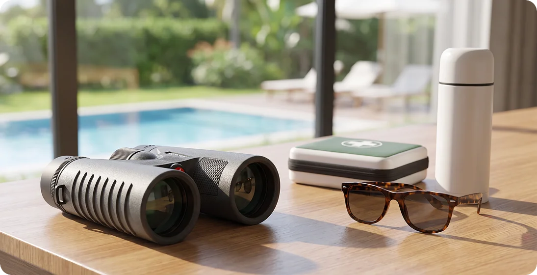 Базовый набор туриста для отдыха на море и в горах