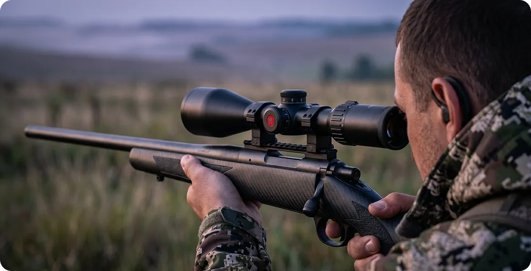 Оптический прицел MewLite PRO с запасом поправок до 120 MOA