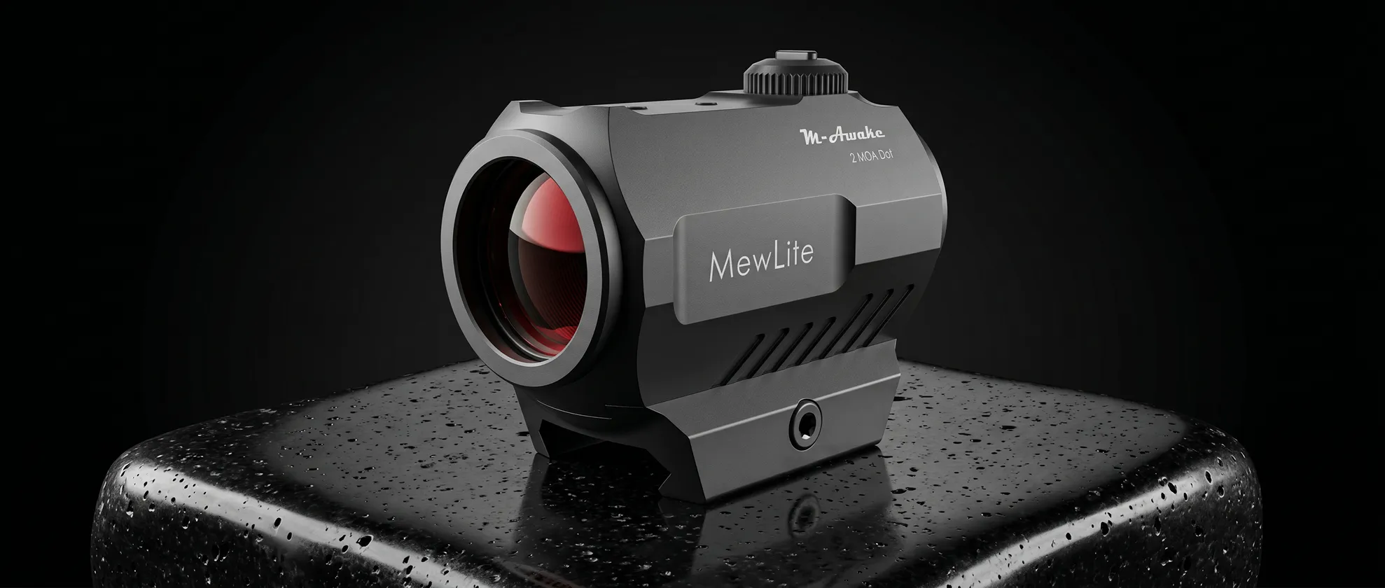 Закрытый коллиматор MewLite на оружейной платформе Picatinny